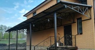 Навесы из профнастила над крыльцом Нягань, цена от 1801 руб.
